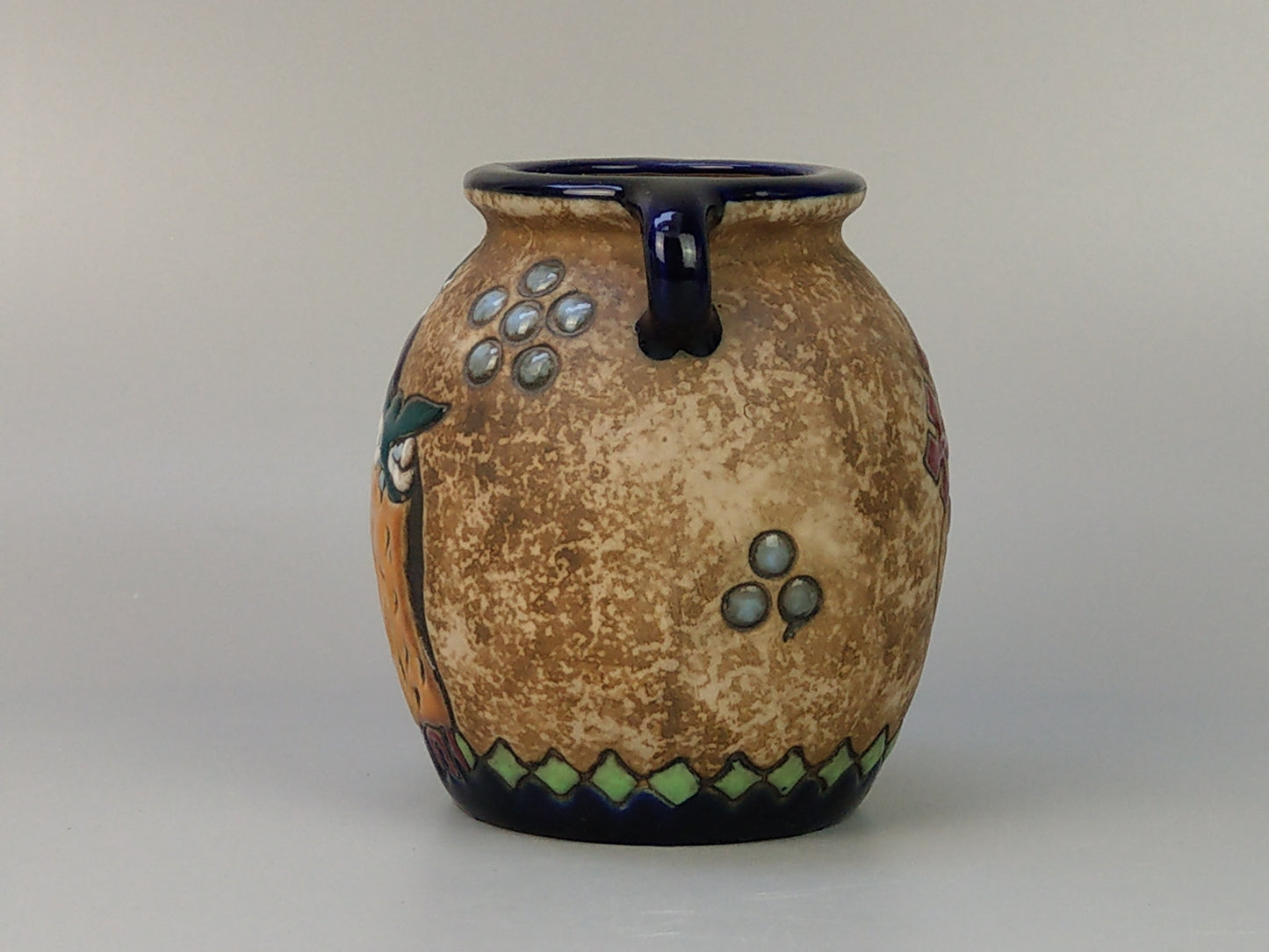 Owl Vase Austrian Amphora Campina Ceramic