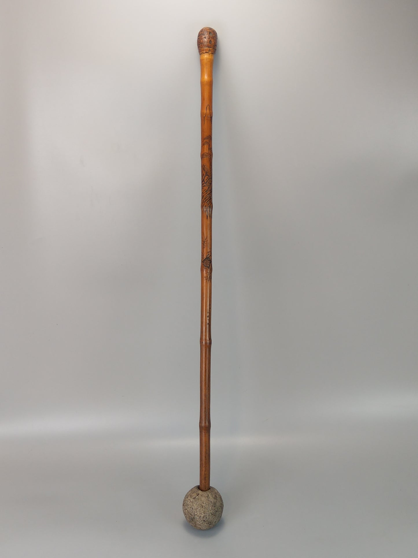 Prohibition Gems - Japanese War Club Mace with stone or Kanabou Club Mace