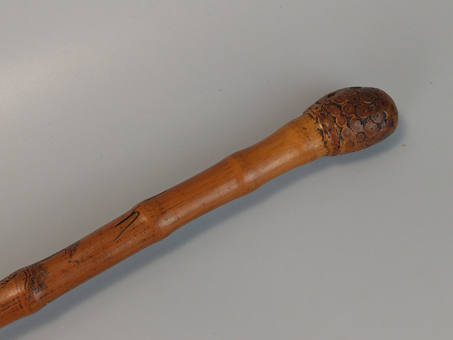 Japanese War Club Mace with stone or Kanabou Club Mace