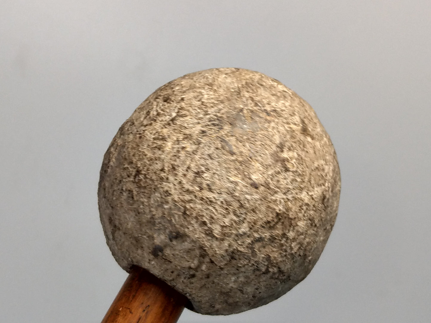 Japanese War Club Mace with stone or Kanabou Club Mace