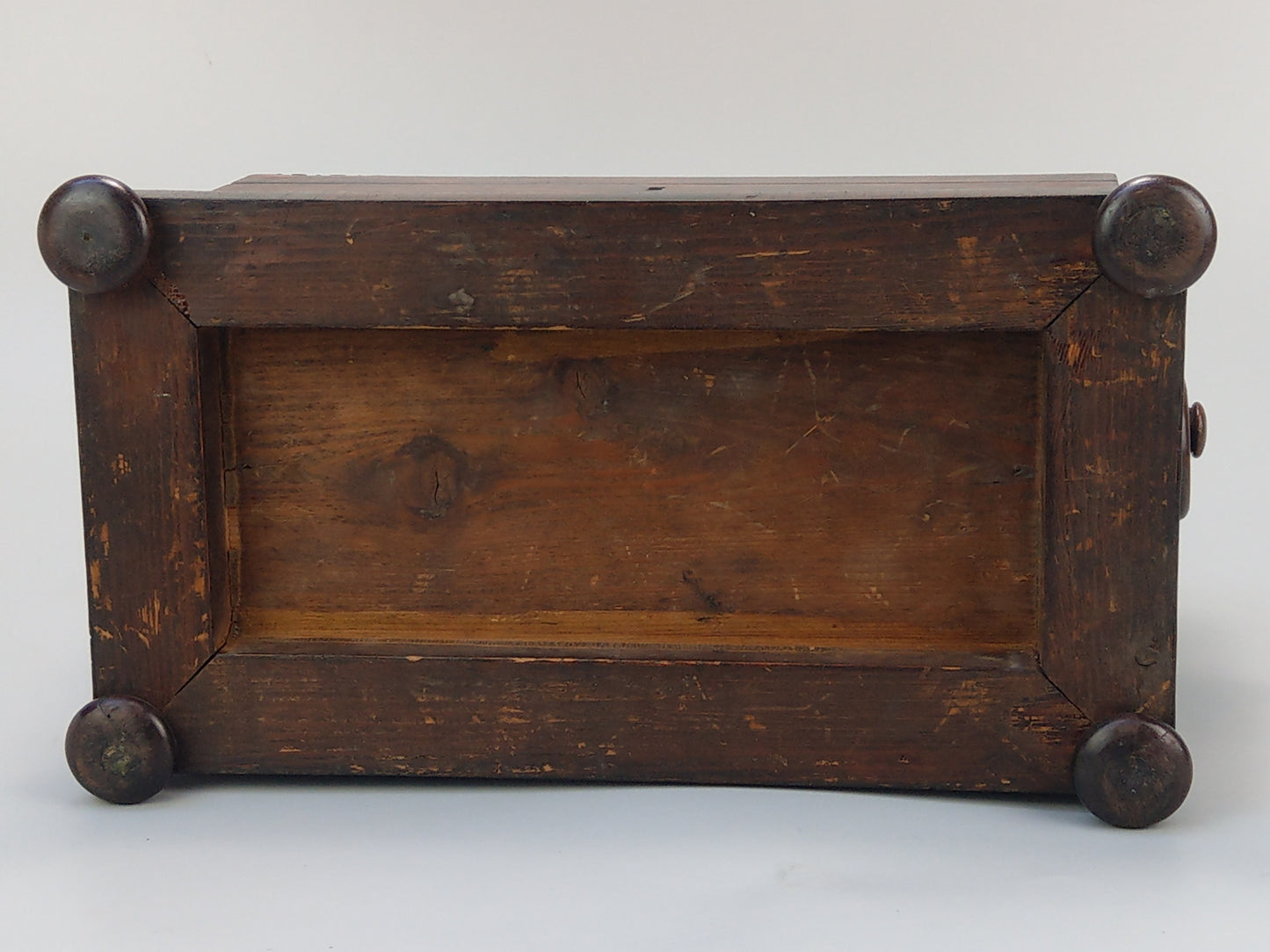 Large Victorian rosewood tea caddy chest with handles