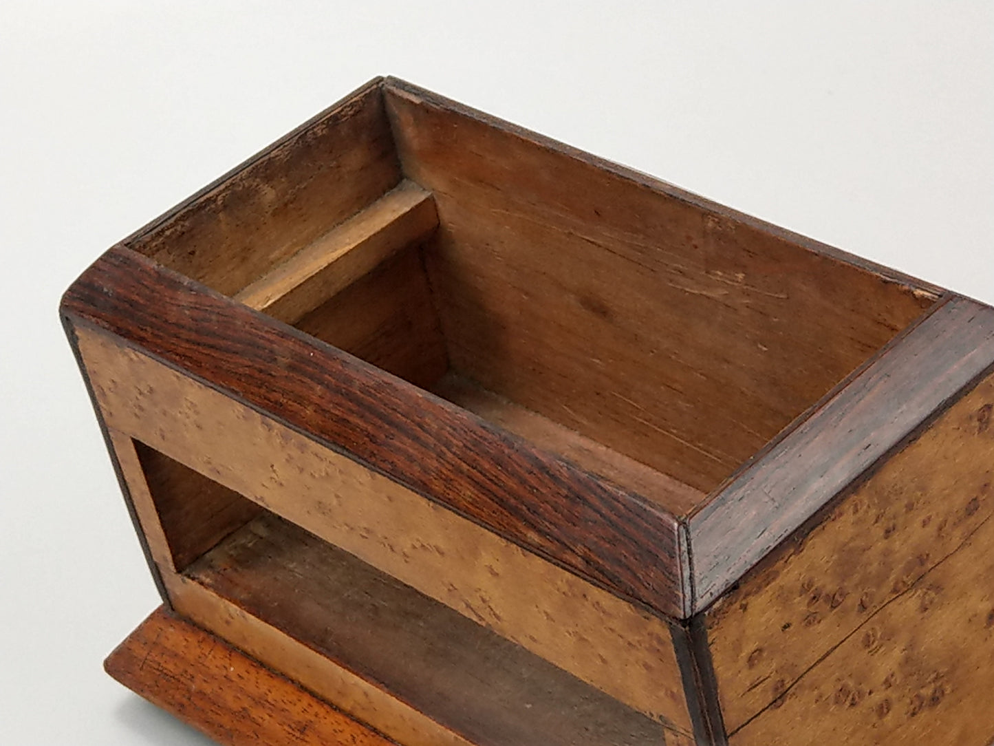 Desktop Victorian pincushion box with drawer