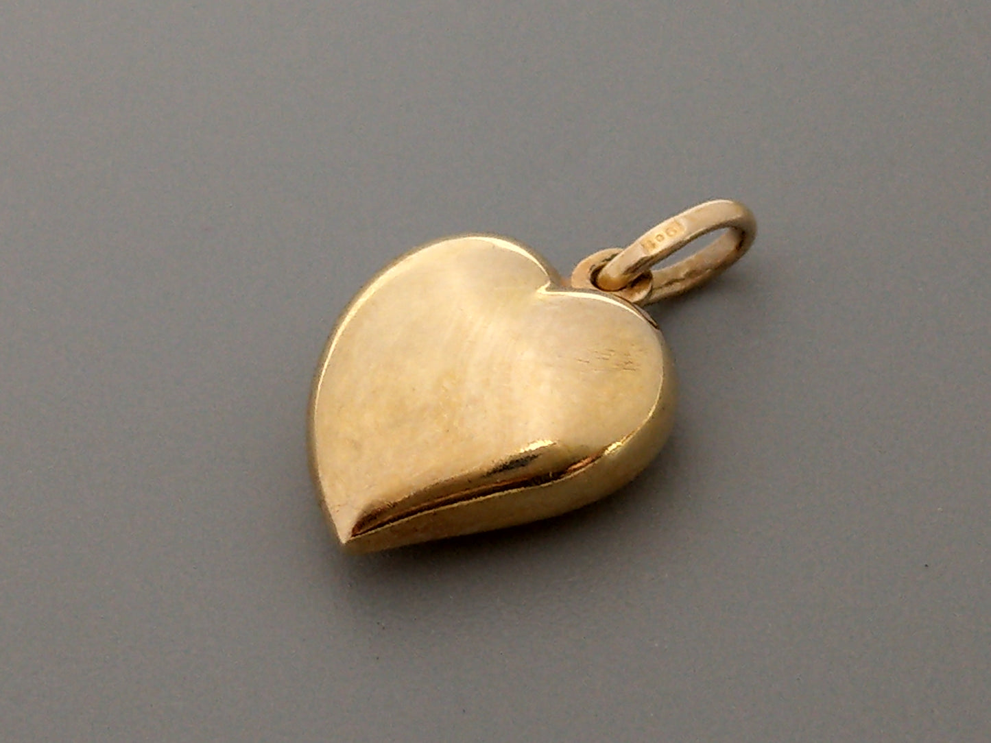 Puffed 9ct Gold Heart Pendant