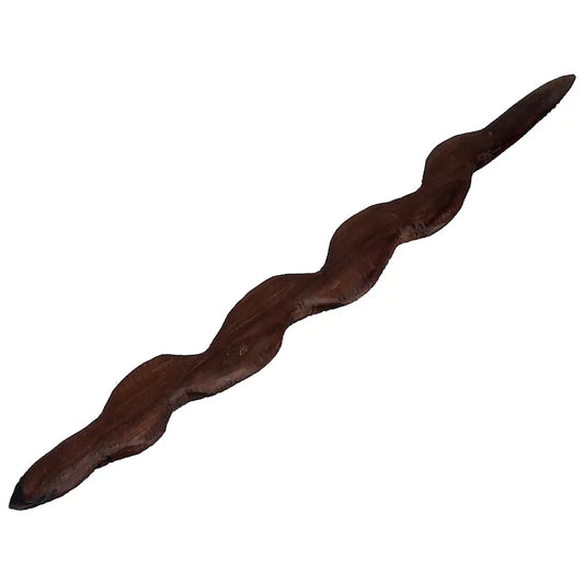 Aboriginal Art Wood Carved Snake Central Australia c1960