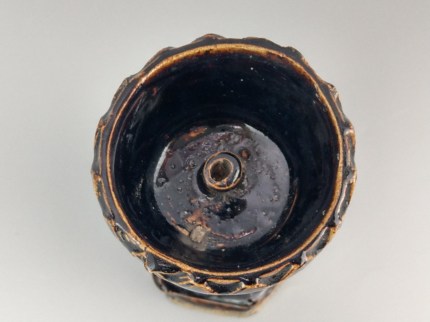 Chinese Incense Holder Song Glazed with Dragon 11th Century