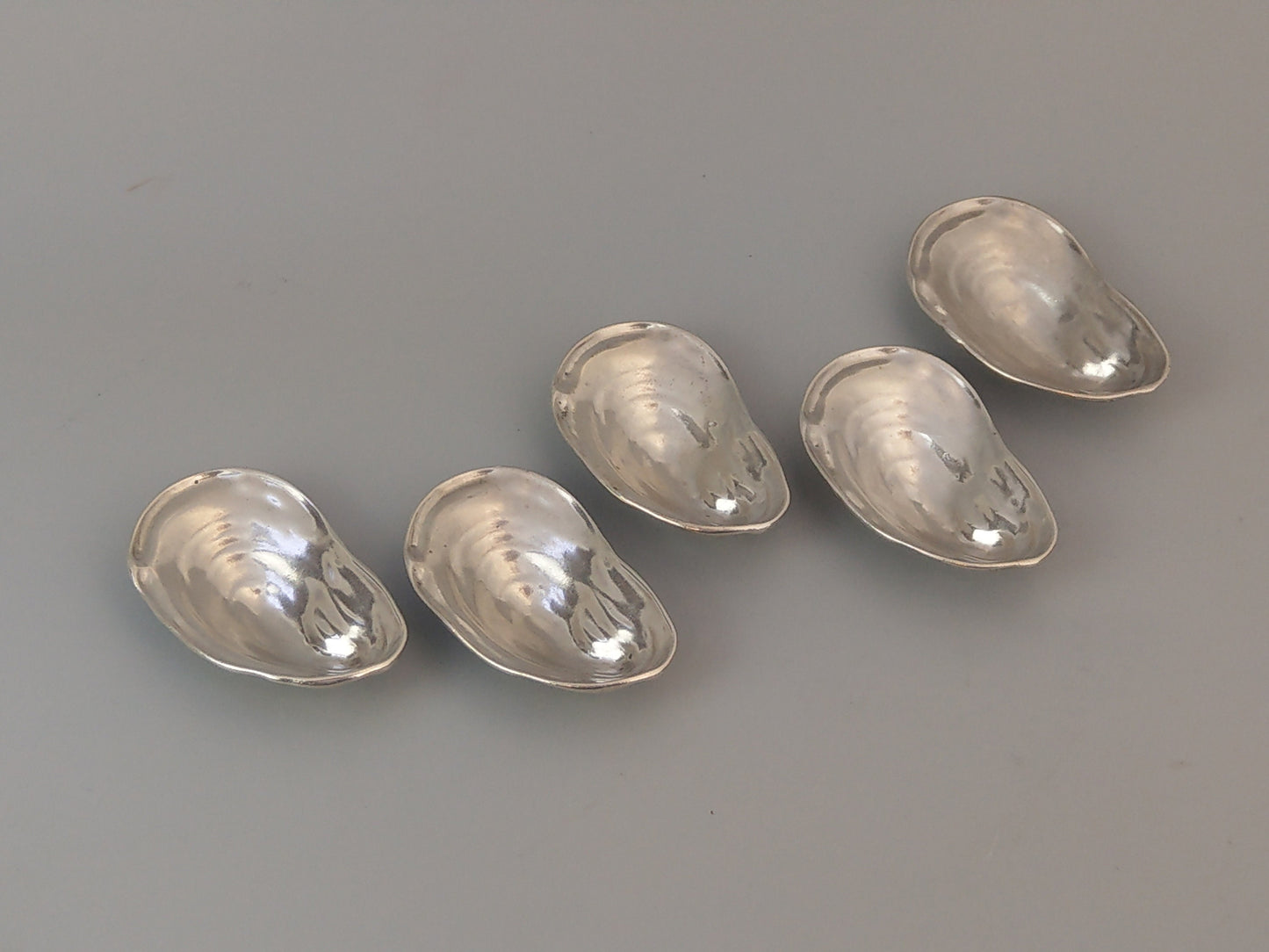 Vintage Sterling Silver Shell Serving Dishes set of 5