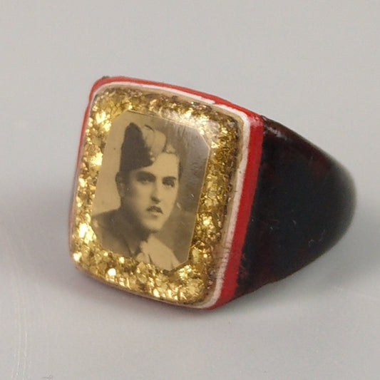 WW2 1940s Celluloid Prison Ring